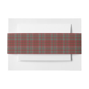 Cameron Lochiel Scottish Tartan Einladungsbanderole