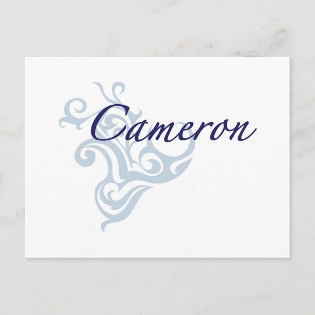Cameron Postkarte (Vorderseite)