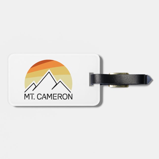 Cameron Retro Gepäckanhänger (Rückseite horizontal)