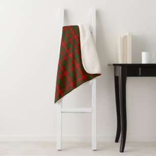 Cameron Tartan Kariert Sherpa Fleece Blanket Sherpadecke