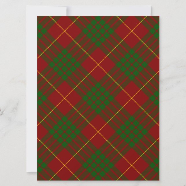Cameron Tartan Rot kariert (Vorderseite)