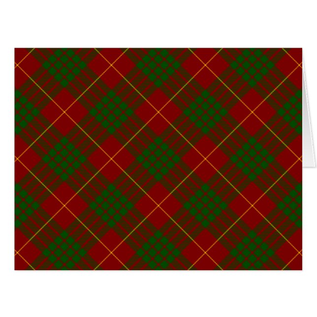 Cameron Tartan Rot kariert (Vorderseite (Horizontal))