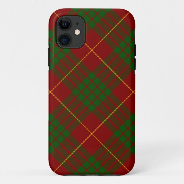 Cameron Tartan Rot kariert Case-Mate iPhone Hülle (Rückseite)