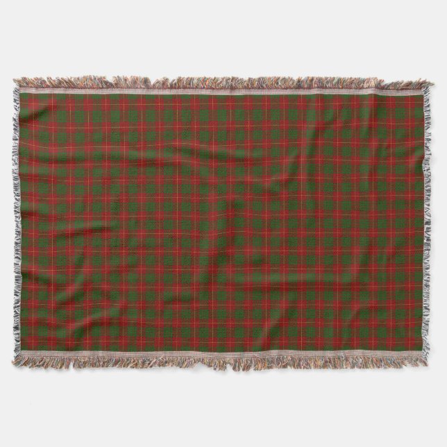 Cameron Tartan Rot kariert Decke (Vorderseite)