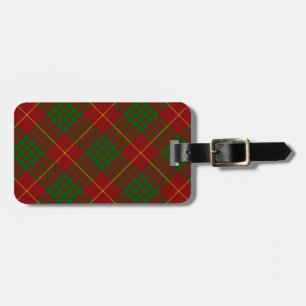 Cameron Tartan Rot kariert Gepäckanhänger