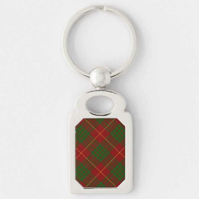 Cameron Tartan Rot kariert Schlüsselanhänger (Vorderseite)