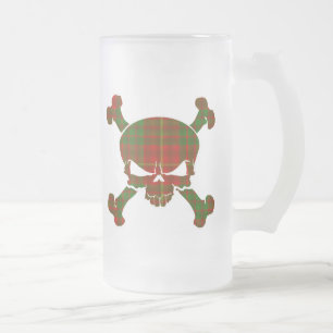 Cameron Tartan Skull No Banner Tasse
