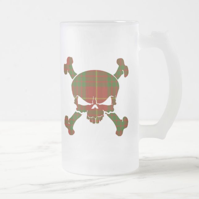 Cameron Tartan Skull No Banner Tasse (Rechts)