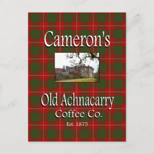 Cameron's Old Achnacarry Coffee Co. Postkarte