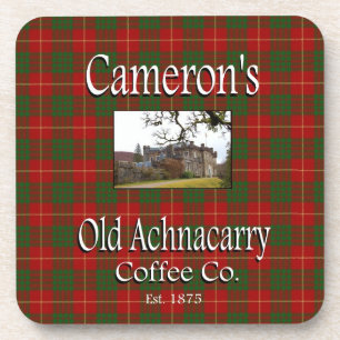 Cameron's Old Achnacarry Coffee Co. Untersetzer-Se Getränkeuntersetzer
