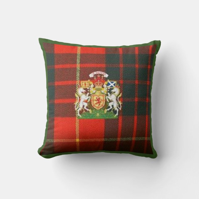 CAMERONTARTAN U. SCHOTTE-KÖNIGLICHES GERÄT KISSEN (Vorderseite)