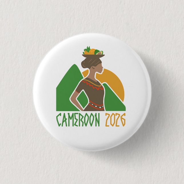 Cameroon Douala 2026 International Convention Pin Button (Vorderseite)