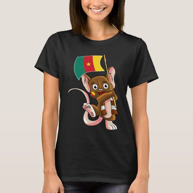 Cameroon Fan Mouse T-Shirt (Vorderseite)