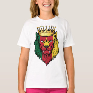 Cameroon Lion King Flag T-Shirt
