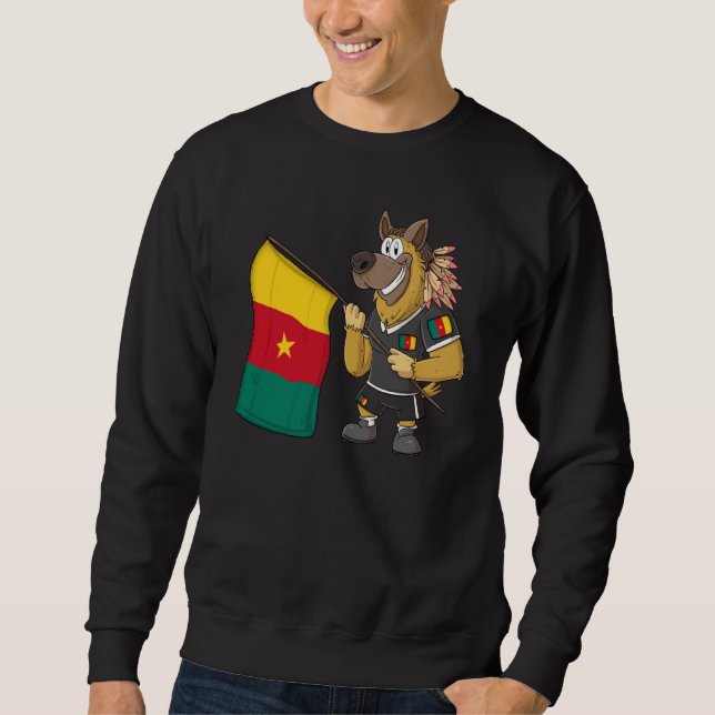 Cameroon Rasta Dog Sweatshirt (Vorderseite)