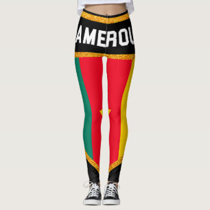 Cameroun Flag Leggings