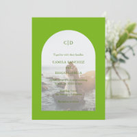 Camila Green Arch Moderne Hochzeit