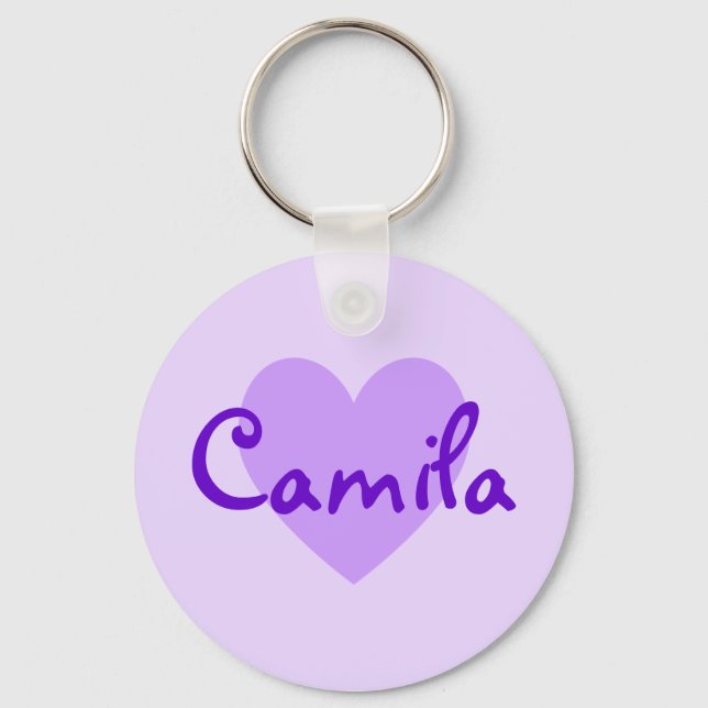 Camila Lila Schlüsselanhänger (Vorderseite)