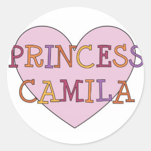 Camila Runder Aufkleber