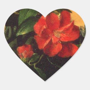 Camilias wählen Herz-Aufkleber