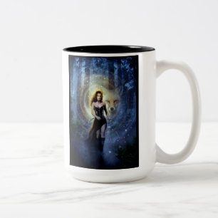 Camille: Böse gute Hexe Zweifarbige Tasse