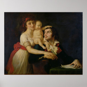 Camille Desmolins Ehefrau Lucile und ihre Poster