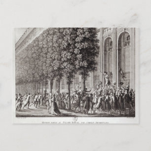 Camille Desmolins spricht im Palais Postkarte