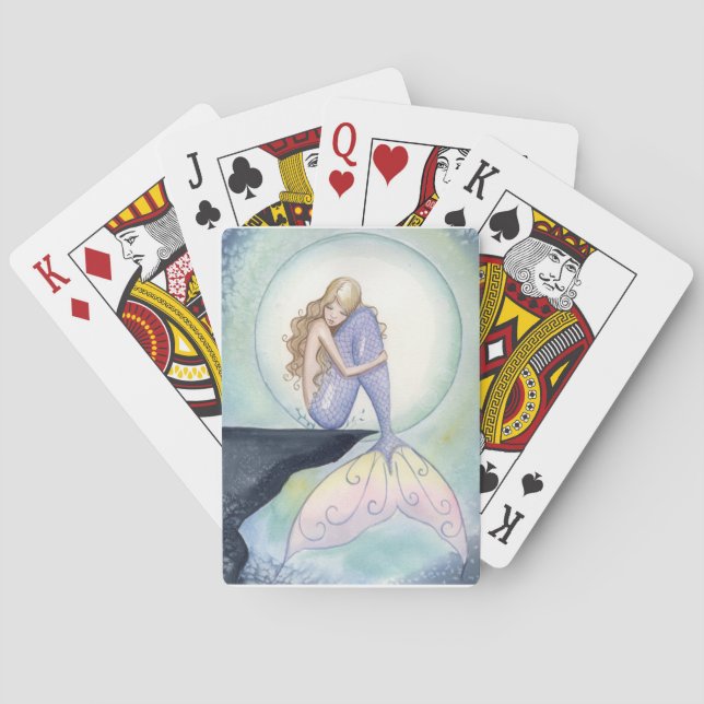 Camille Grimshaw an Spielkarten (Rückseite)