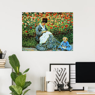 Camille Monet and Child, Poster