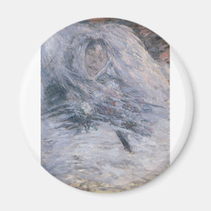 Camille Monet auf dem Totenbett (1879) Magnet