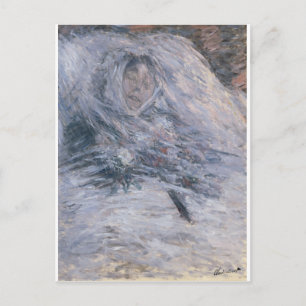 Camille Monet auf ihrem Totenbett (1879) Postkarte