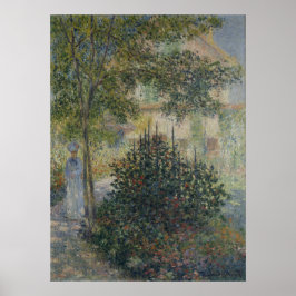 Camille Monet im Garten Poster
