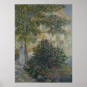 Camille Monet im Garten Poster