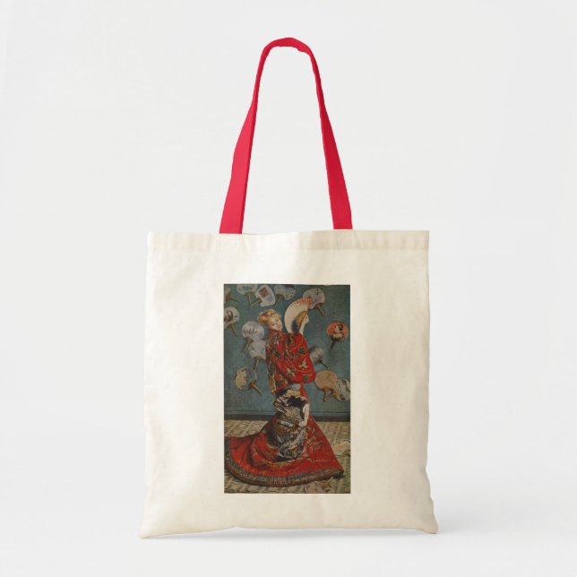 Camille Monet in japanischem Kostüm von Claude Mon Tragetasche (Vorne)