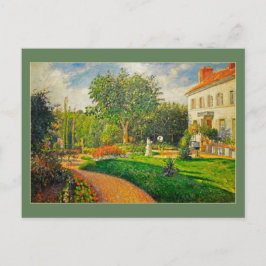 Camille Pissaro Garden von Les Maturins Postkarte