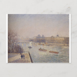 Camille Pissarro - 1901 Wintermorgen Frost Postkarte