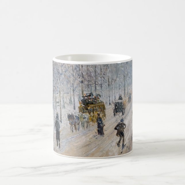 Camille Pissarro - Äußere Boulevards, Schneeeffekt Kaffeetasse (Mittel)