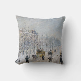 Camille Pissarro - Äußere Boulevards, Schneeeffekt Kissen