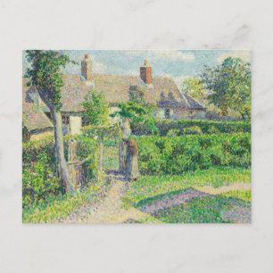 Camille Pissarro - Bauernhäuser, Eragny Postkarte