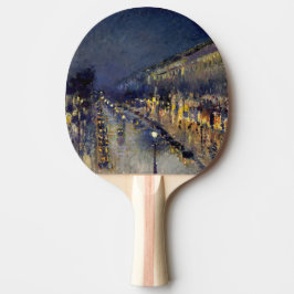 Camille Pissarro - Boulevard Montmartre bei Nacht Tischtennis Schläger