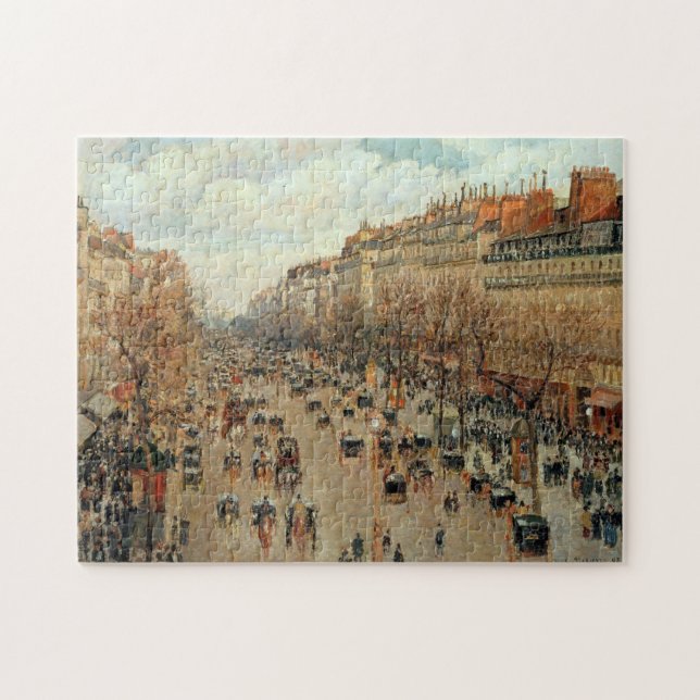 Camille Pissarro Boulevard Montmartre Malerei (Horizontal)