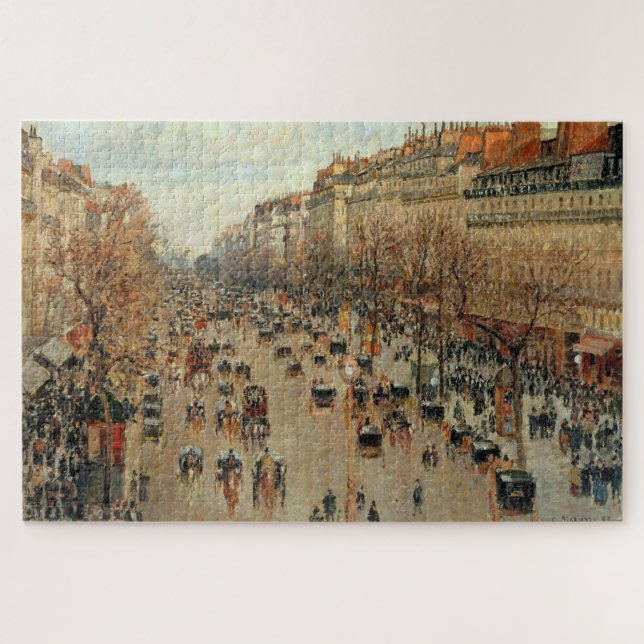 Camille Pissarro Boulevard Montmartre Malerei (Horizontal)