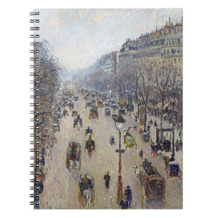 Camille Pissarro - Boulevard Montmartre, Morgen Notizblock