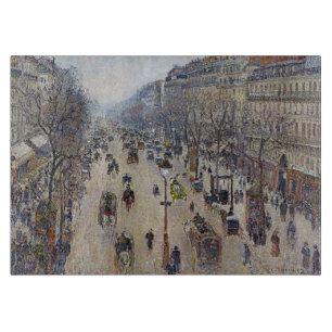 Camille Pissarro - Boulevard Montmartre, Morgen Schneidebrett