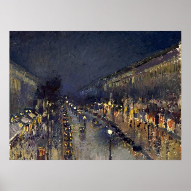 Camille Pissarro Boulevard Montmartre Poster (Vorne)