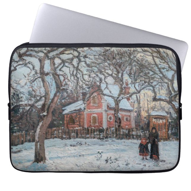 Camille Pissarro - Chataigniers a Louvecienne Laptopschutzhülle (Vorderseite)