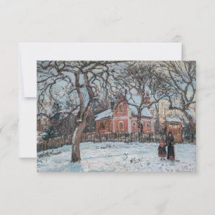 Camille Pissarro - Chataigniers a Louveciennes Dankeskarte