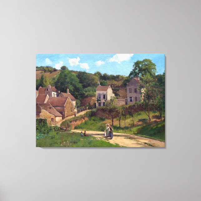 Camille Pissarro Das Erbe der Stadt Pontoise Leinwanddruck (Vorderseite)
