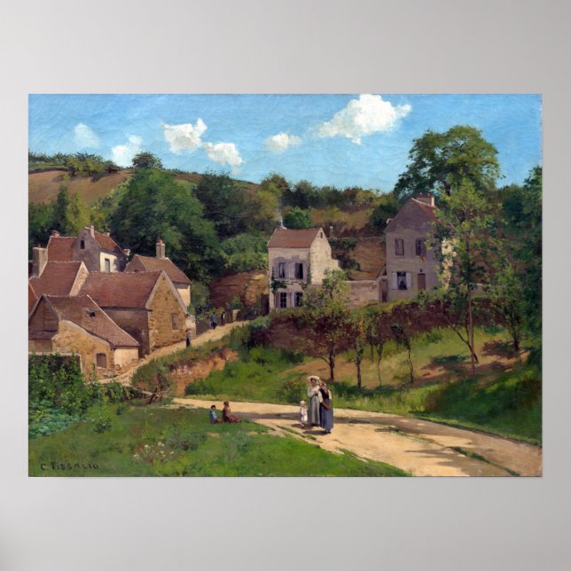 Camille Pissarro Das Erbe der Stadt Pontoise Poster (Vorne)
