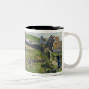 Camille Pissarro   der Bauernhof bei Osny, 1883 Zweifarbige Tasse